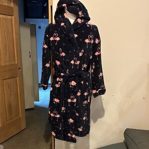 Vera Bradley Flamingo Print Robe Size SM